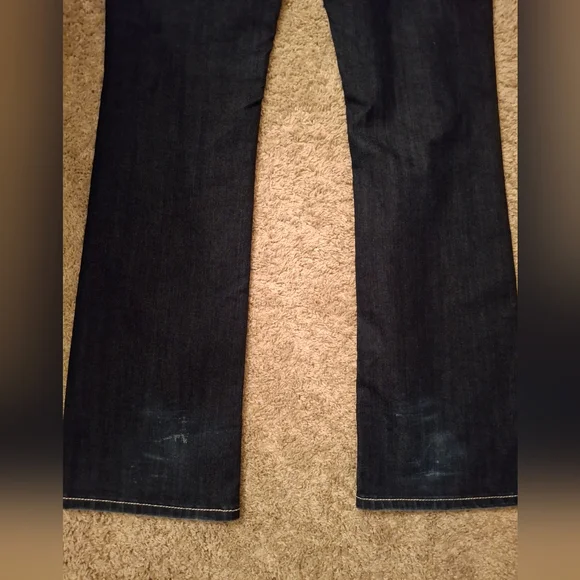 Miss Me Blue Skinny Jeans with Embellished Back - Picture 5 of 9